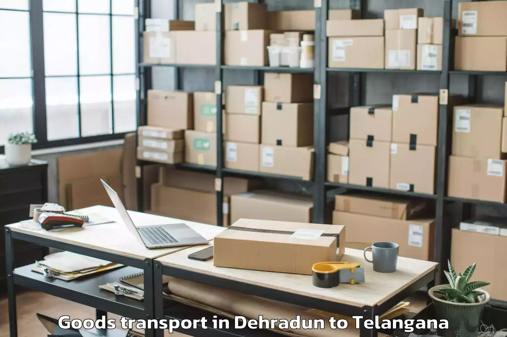 Dehradun to Koratla Goods Transport Booking